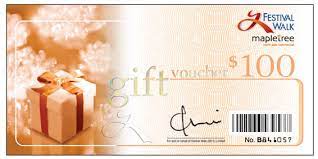 【加碼】又一城現金禮券 Festival Walk Gift Vouchers (Extra Bonus) $100